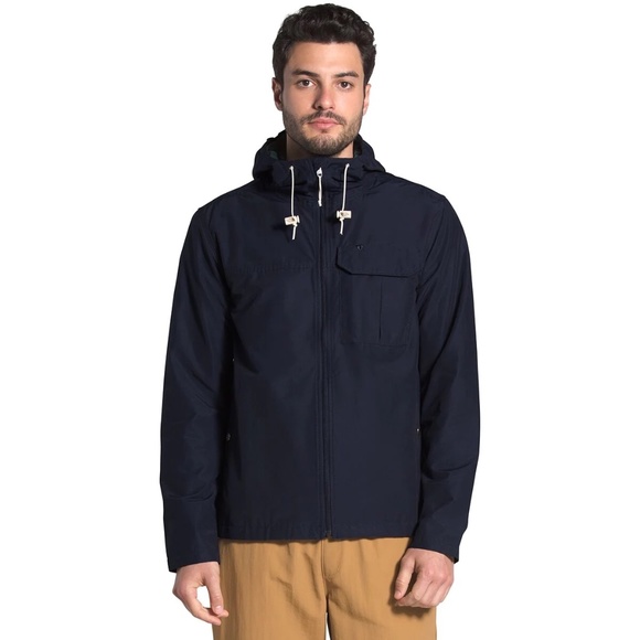 The North Face Hood Plaid Jacket Men Fruitvale Durable Water Repellent NF0A4QZJ - Picture 1 of 9